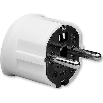Elektrická vidlice 5537-2004 Vidlice SCHUKO bílá 250VAC/16A