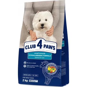 Krmivo pro psa Club 4 Paws Premium suché krmivo pro psy malých plemen - jehněčí a rýže 2 kg