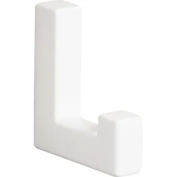 Věšák NÁBYTEK VĚŠÁK NA OBLEČENÍ HÁČEK LOFT BÍLÝ