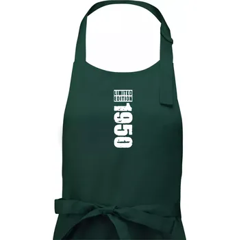 Kuchyňská zástěra Limited edition 1950 pruh - Pánská zástěra na vaření - Univerzální velikost ( Lahvově zelená )