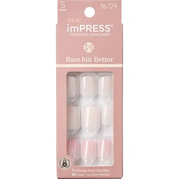 Kiss My Face imPRESS BBB Nails Effortless Finish - Samolepící nehty ( 30 ks )