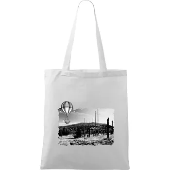 Retro Blatný vrch - Taška bavlněná - 42 x 38 cm ( Bílá )