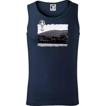 Retro Čerchov - Tílko pánské Core - L ( Námořní modrá (velmi tmavá - téměř černá) )