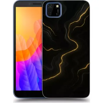 Pouzdro na mobilní telefon Picasee silikonový průhledný obal pro Huawei Y5P - Thunder