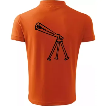 Pánská košile Nebe - Dalekohled - Polokošile pánská Pique Polo 203 - 5XL ( Oranžová )