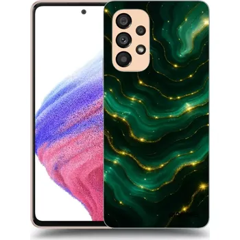 Pouzdro na mobilní telefon Picasee silikonový průhledný obal pro Samsung Galaxy A53 5G A536 - Emerald