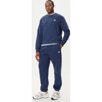 Pánská mikina New Balance Mikina Small Logo MT41507 Tmavomodrá Relaxed Fit L