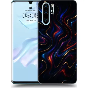Pouzdro na mobilní telefon Picasee silikonový průhledný obal pro Huawei P30 Pro - Noir