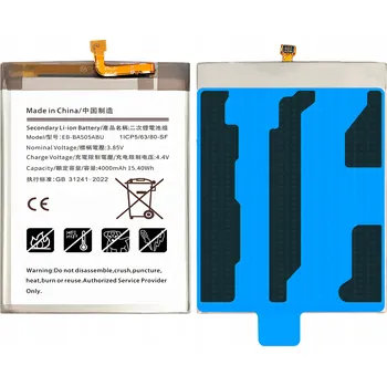 Baterie pro mobilní telefon Lithium-iontová baterie Nowacell 4000 mAh pro Samsung Galaxy A20/A30/A30s/A50