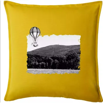 Polštář Retro Čerchov - Polštář 50x50 - 50x50 - Pouze potah ( Žlutá )