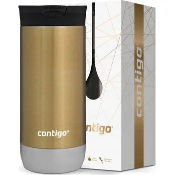 Termohrnek Termohrnek Contigo Huron 2.0 470ml - zlatý + Krabička