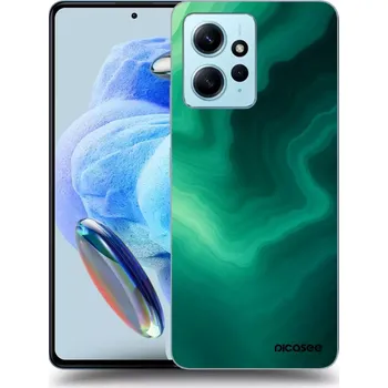 Pouzdro na mobilní telefon Picasee silikonový průhledný obal pro Xiaomi Redmi Note 12 4G - Malachite