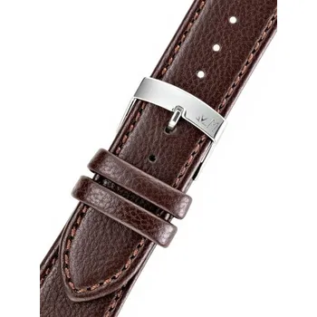 Módní doplněk Kožený řemínek Morellato Lauro 5336D05.034 M, hnědý, ekokůže - 22 mm