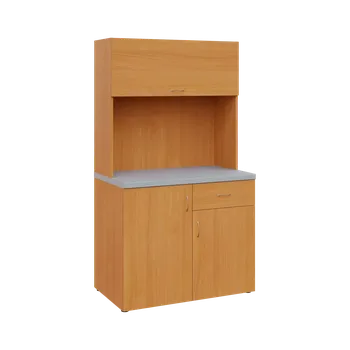 Kuchyňská pracovní deska KUCH - SIMPLE 3 kuchyňka s výklopem (bez vybavení), 1800x1000x600 mm, buk royal