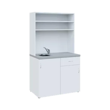 Nerezový dřez KUCH - ERGO 0 kuchyňka otevřená (dřez + baterie), 1800x1000x600 mm, bílá