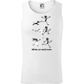 Běhám jen když musím (Hana-creative) - Tílko pánské Core - 2XL ( Bílá )