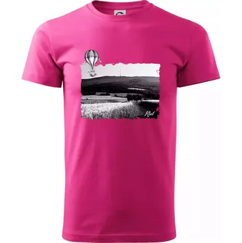 Pánská móda Retro Kleť - Klasické pánské triko vyšší gramáže - 2XL ( Purpurová )