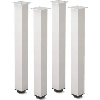 Stolová podnož 4 KS Hliníkové nohy ke stolu 60x60x710mm ALU