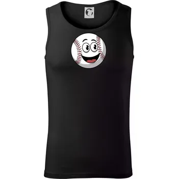 Parové triko - baseballová pálka a míček - Tílko pánské Core - XL ( Černá )