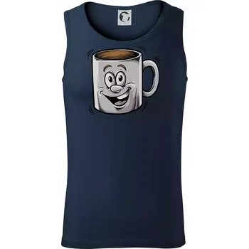 Parové triko - Hrnek a čaj - Tílko pánské Core - L ( Námořní modrá (téměř černá) )