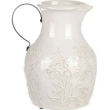 Váza Váza keramická Ø 17 x 26 cm béžová