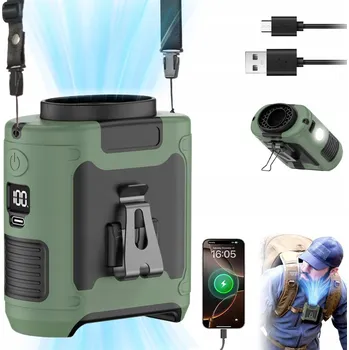 Domácí ventilátor Mini ventilátor Bedee dhghsdfjxnsjnxjsx zelený