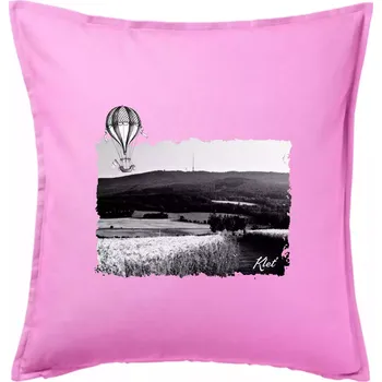 Polštář Retro Kleť - Polštář 50x50 - 50x50 - Pouze potah ( Růžová )