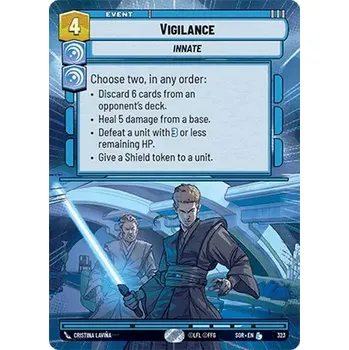 Karetní hra Vigilance 323 - Spark of Rebellion Extras Typ karty: Foil