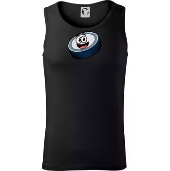 Pánské termoprádlo Parové triko - Puk a hokejka - Tílko pánské Core - M ( Černá )