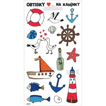 ARCH Obtisky na kamínky 9,5 x 17 cm moře 2