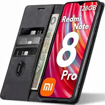 Pouzdro na mobilní telefon Flipové pouzdro Koanni pro Xiaomi Redmi Note 8 Pro, černé