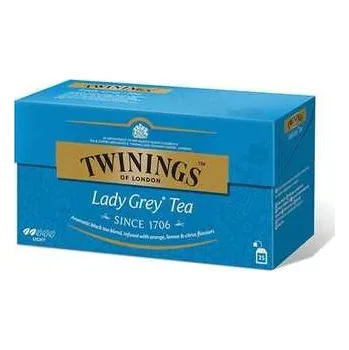 Čaj Čaj, černý, 25x2 g, TWININGS "Lady grey",rychlé dodání