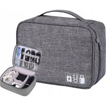 Cestovní taška CESTOVNÍ ORGANIZÉR TAŠKA POUZDRO NA KABELY A NABÍJEČKY