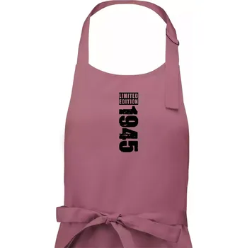 Kuchyňská zástěra Limited edition 1945 pruh - Pánská zástěra na vaření - Univerzální velikost ( Starorůžová )