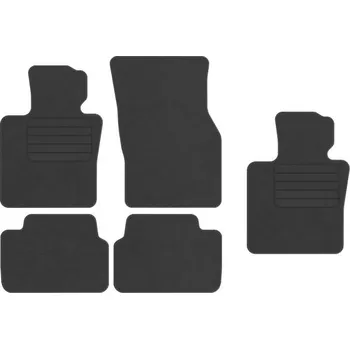 autokoberec Kobercové rohožky Edecor velurové 5 ks