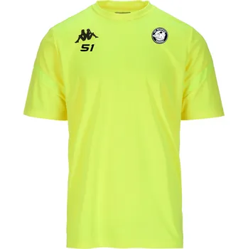 Pánské oblečení Kappa DOVO triko HC Spartak Žebrák Jr neonově žlutá 14Y