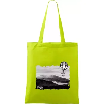 Retro Boubín - Taška bavlněná - 42 x 38 cm ( Limetková )