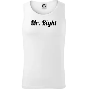 Mr Right - Tílko pánské Core - XL ( Bílá )