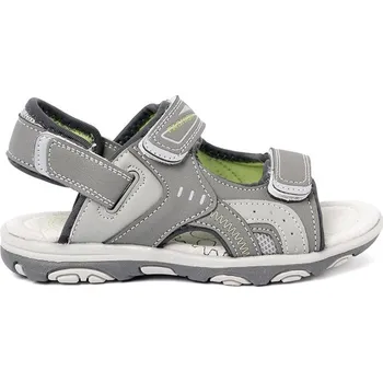 Dívčí sandály Výborné dětské šedé sandály bez podpatku 31