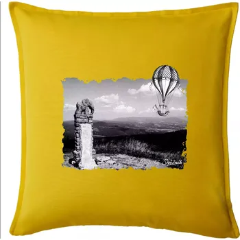 Polštář Retro Kralický Sněžník - Polštář 50x50 - 50x50 - Pouze potah ( Žlutá )