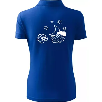 Nebe - Dalekohled - Polokošile dámská Pique Polo - L ( Královská modrá )