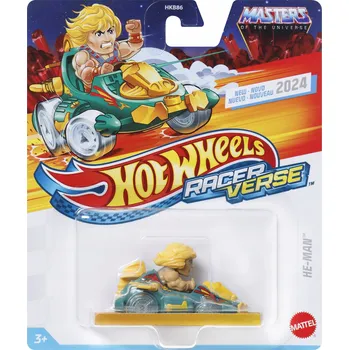 autíčko HOT WHEELS RACER VERSE AUTÍČKO ANGLIČÁK PÁN VESMÍRU HE-MAN HRT39 HKB86