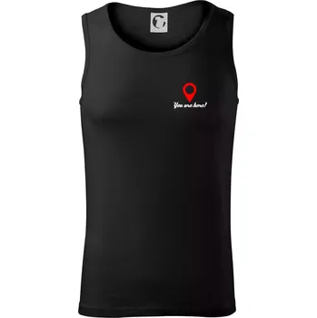 You are here - Tílko pánské Core - S ( Černá )