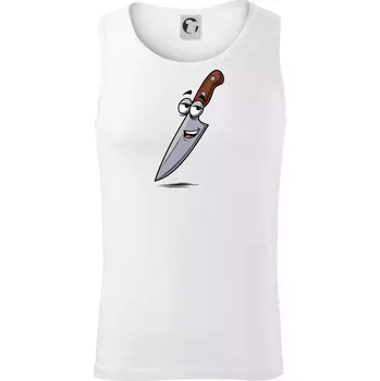 Parové triko - Jablko a nůž - Tílko pánské Core - 2XL ( Bílá )