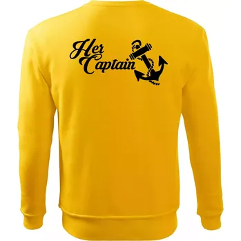 Pánská mikina Her captain - Mikina Essential pánská - M ( Žlutá )