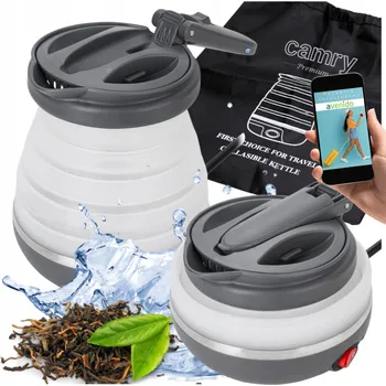 Rychlovarná konvice Rychlovarná konvice Camry CR 1374 750W 0,6 l stříbrno-šedá