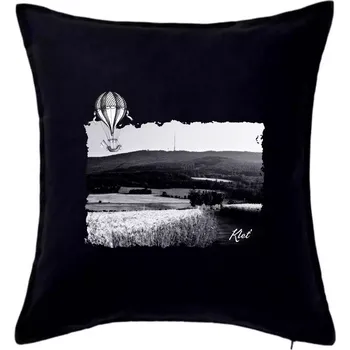 Polštář Retro Kleť - Polštář 50x50 - 50x50 - Pouze potah ( Černá )