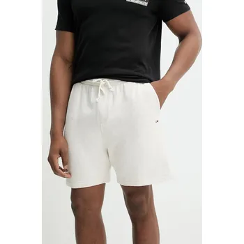 Pánské oblečení Bavlněné šortky Tommy Jeans DM0DM21369 béžová 01X, vel. XXL