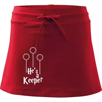 Dámská sukně Hes a keeper - Sportovní sukně - two in one - XL ( Červená )