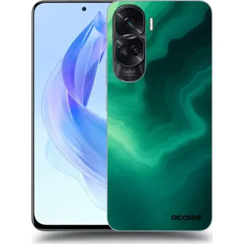 Pouzdro na mobilní telefon Picasee silikonový průhledný obal pro Honor 90 Lite 5G - Malachite